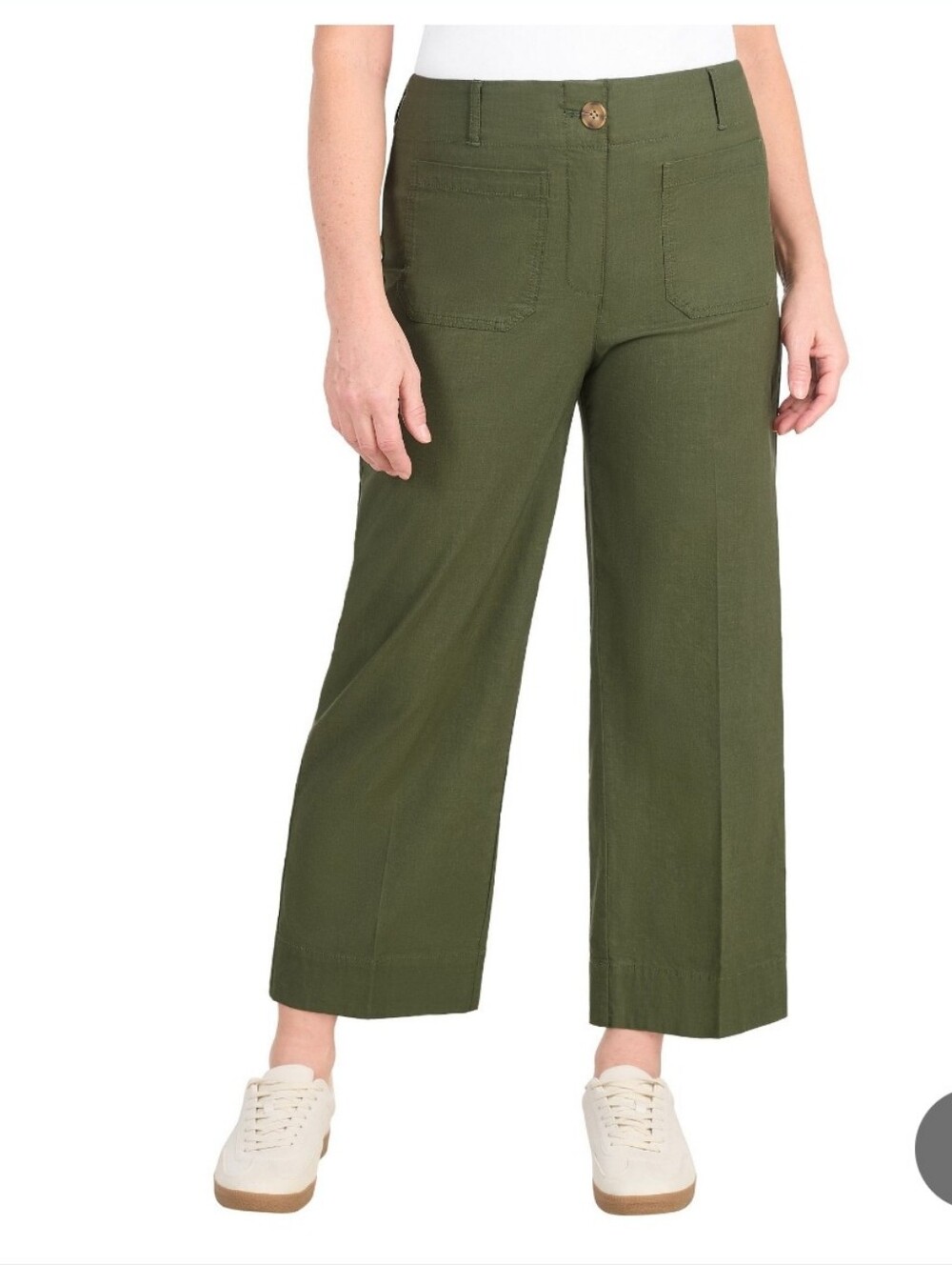 (6) Hilary Radley Ladies Wide Leg Crop Pants
